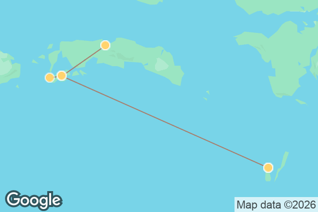Carte circuit Moluques secrètes : lagons turquoise, plages immaculées et trésors oubliés d’Indonésie