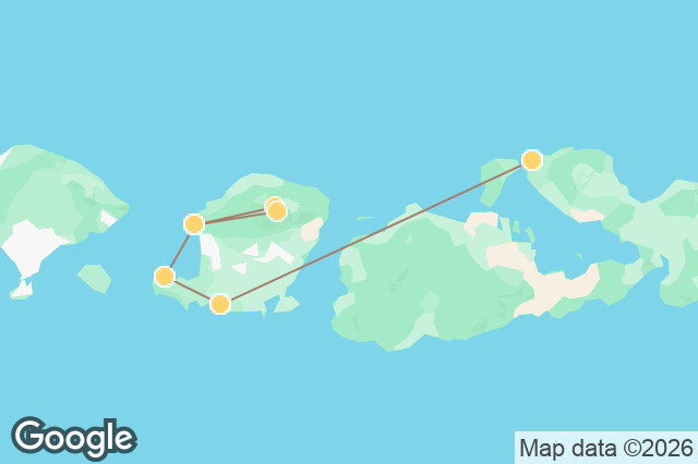 Carte circuit Lombok & Sumbawa