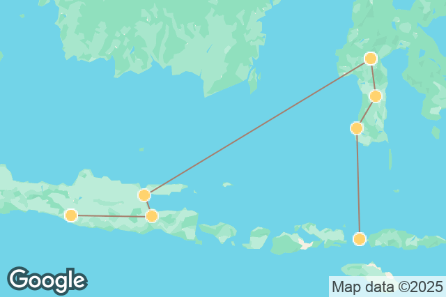 Carte circuit Culture et découverte de Java à Komodo en passant par Sulawesi
