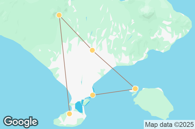 Carte circuit Échappée Romantique : Bali & Nusa Lembongan