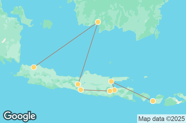 Carte circuit Orangs-outans, volcans et îles oubliées –  l’Indonésie confidentielle