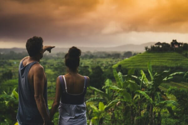 Bali Couple Rice field