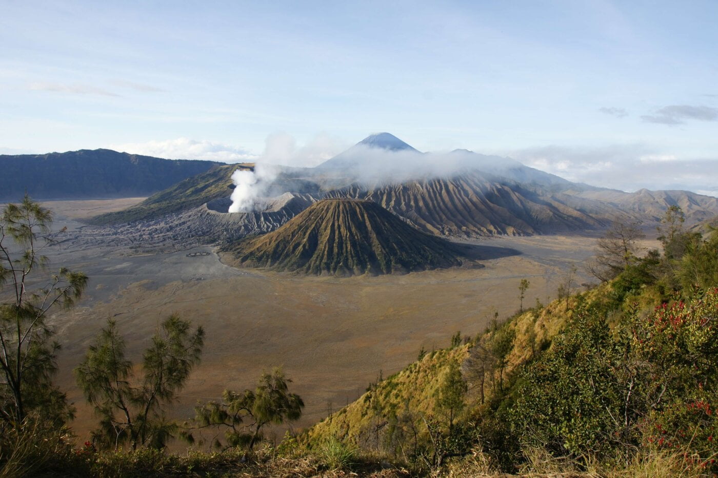 Cratère du volcan Bromo a Java