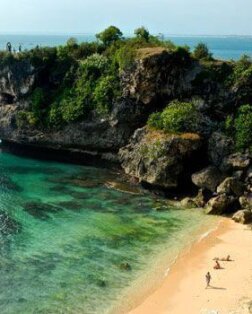 La plage de Balangan à Bali