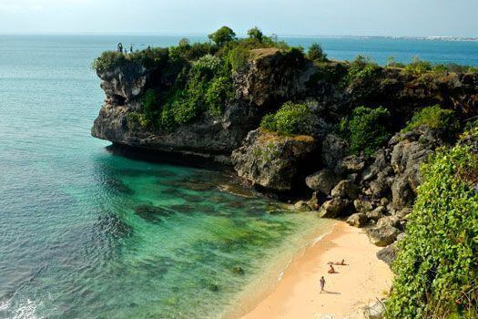 La plage de Balangan à Bali