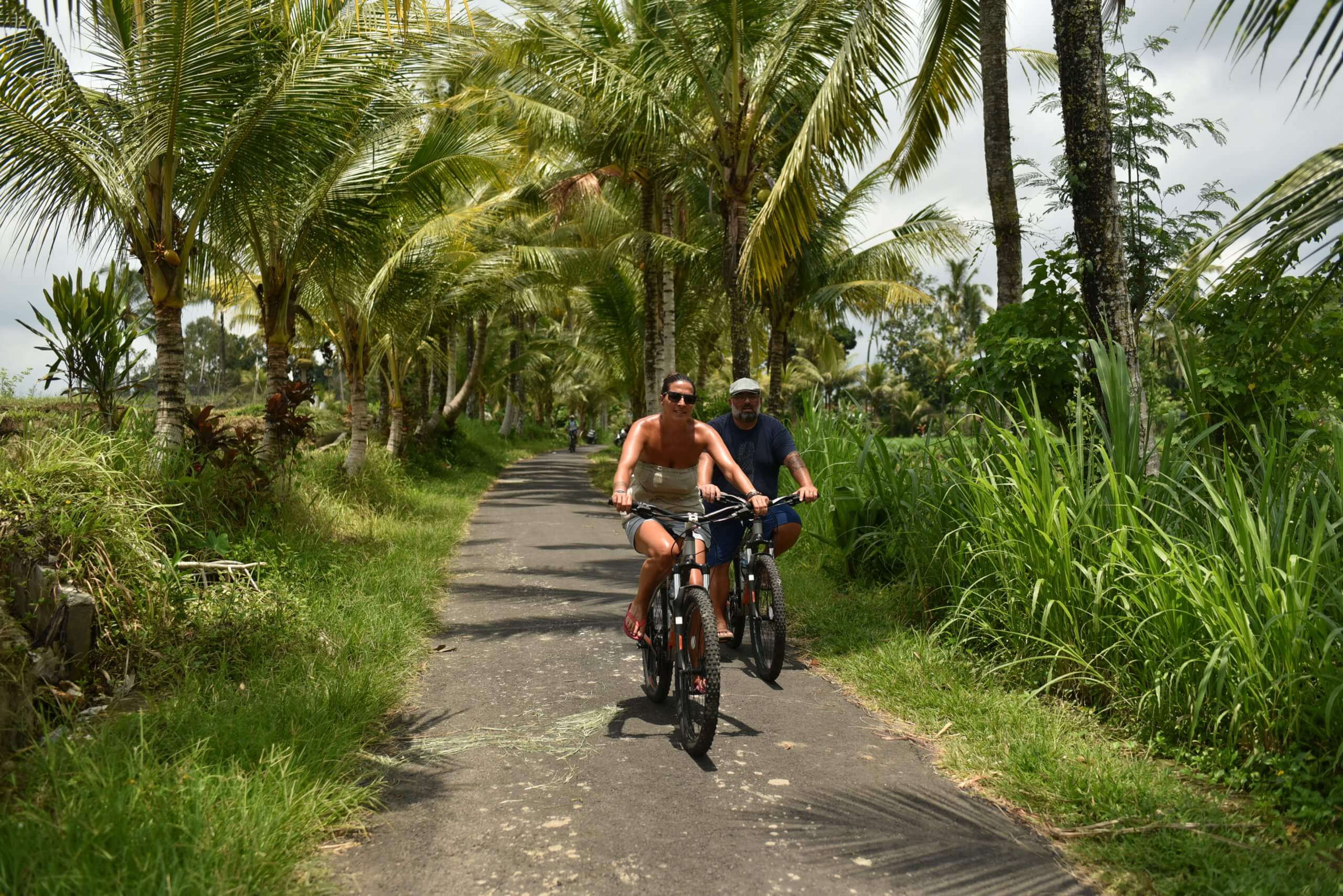 Ballade en vélo dans la campagne balinaise