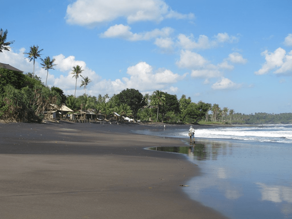 La plage de Balian à Bali