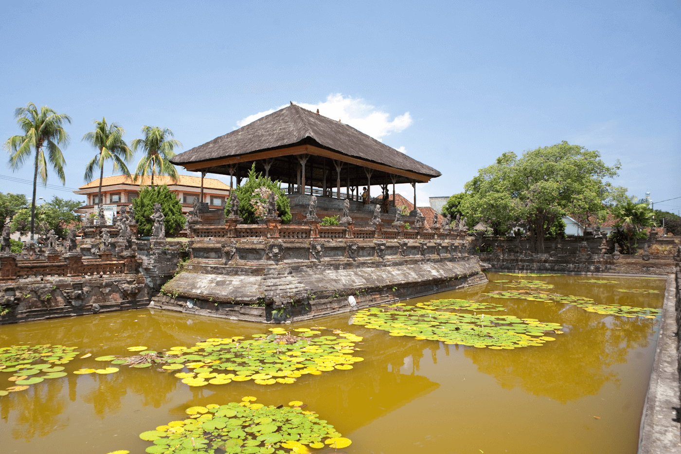 Bassin au temple de Bali Klungkung