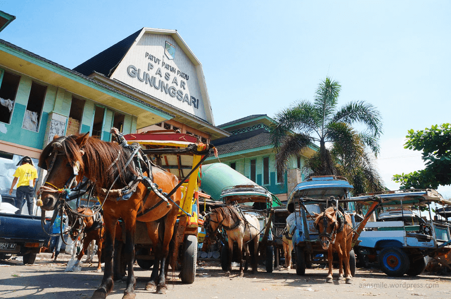 Marché de Gunung Sari à Lombok
