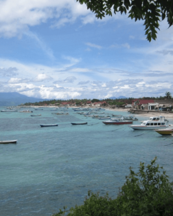 Plage du village de pêcheur de Luar à Lombok