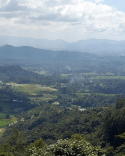 Panorama Tabek Patah à Bukttinggi west Sumatra