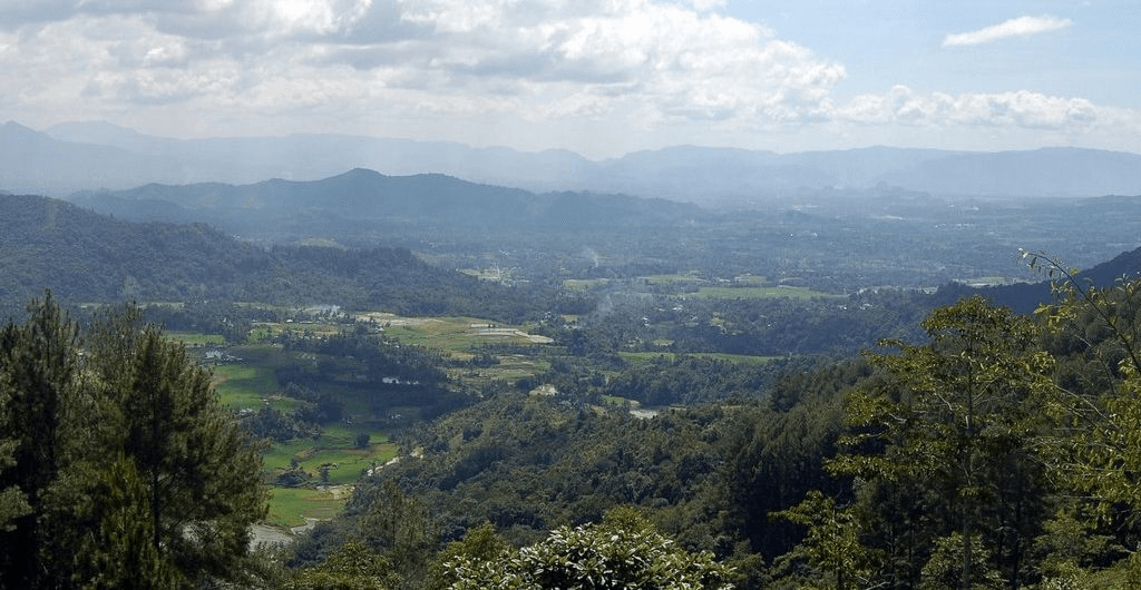 Panorama Tabek Patah à Bukttinggi west Sumatra