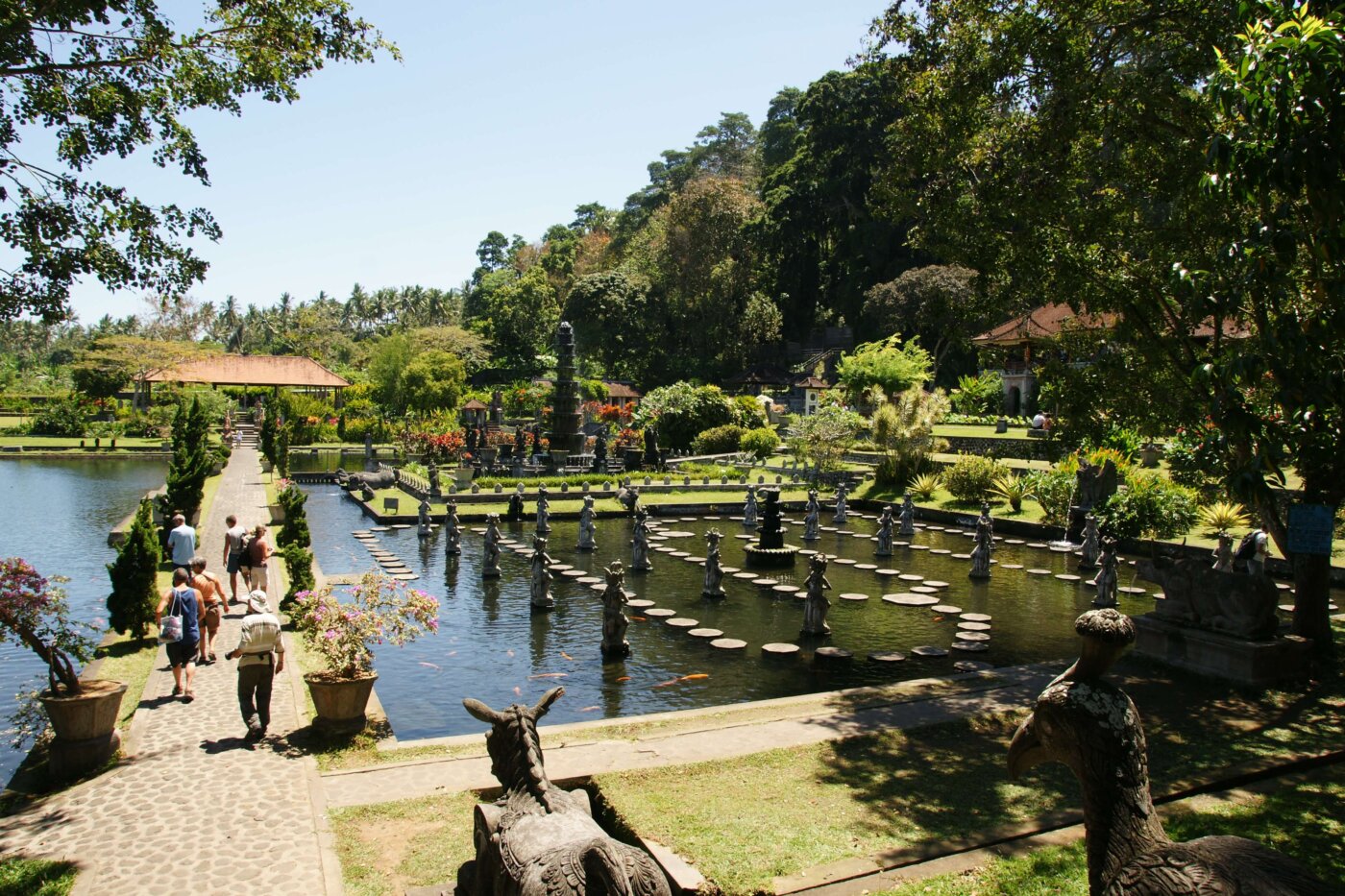 Les jardins de Tirta Gangga à Bali