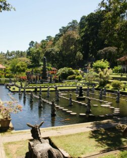 Les jardins de Tirta Gangga à Bali