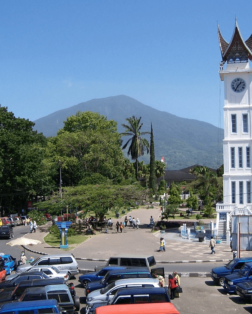 Ville de Bukit Tinggi à Sumatra