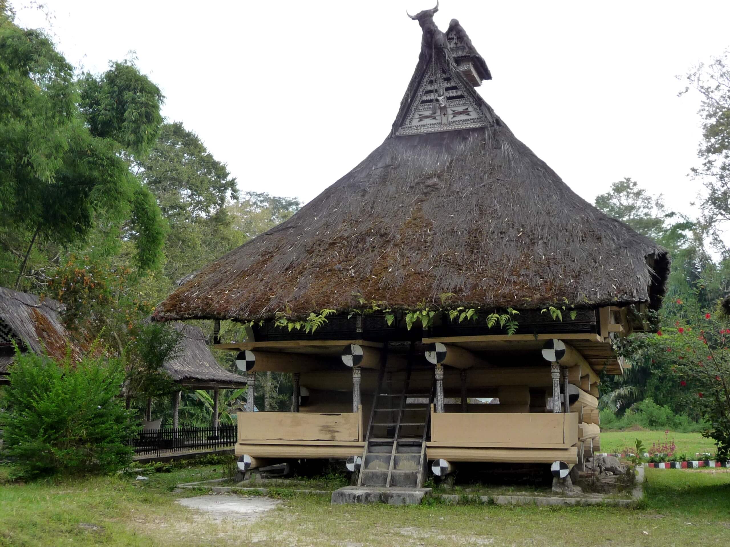 Maison Traditionnelle à Samosir lake Toba north Sumatra