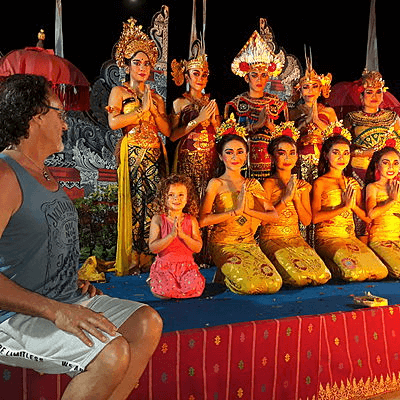 Spectacle de danse traditionnelle Balinaise