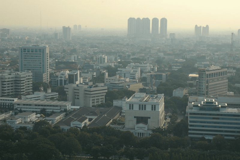 Ville de Jakarta capitale d’Indonésie