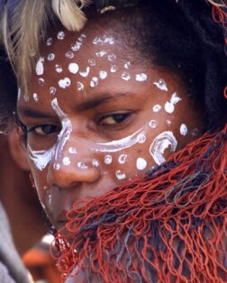 Baliem Festival a Wamena décorations Papouasie Occidentale