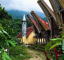 Maisons traditionnelles de Sulawesi