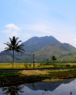 Le mont Kendang volcan de Java