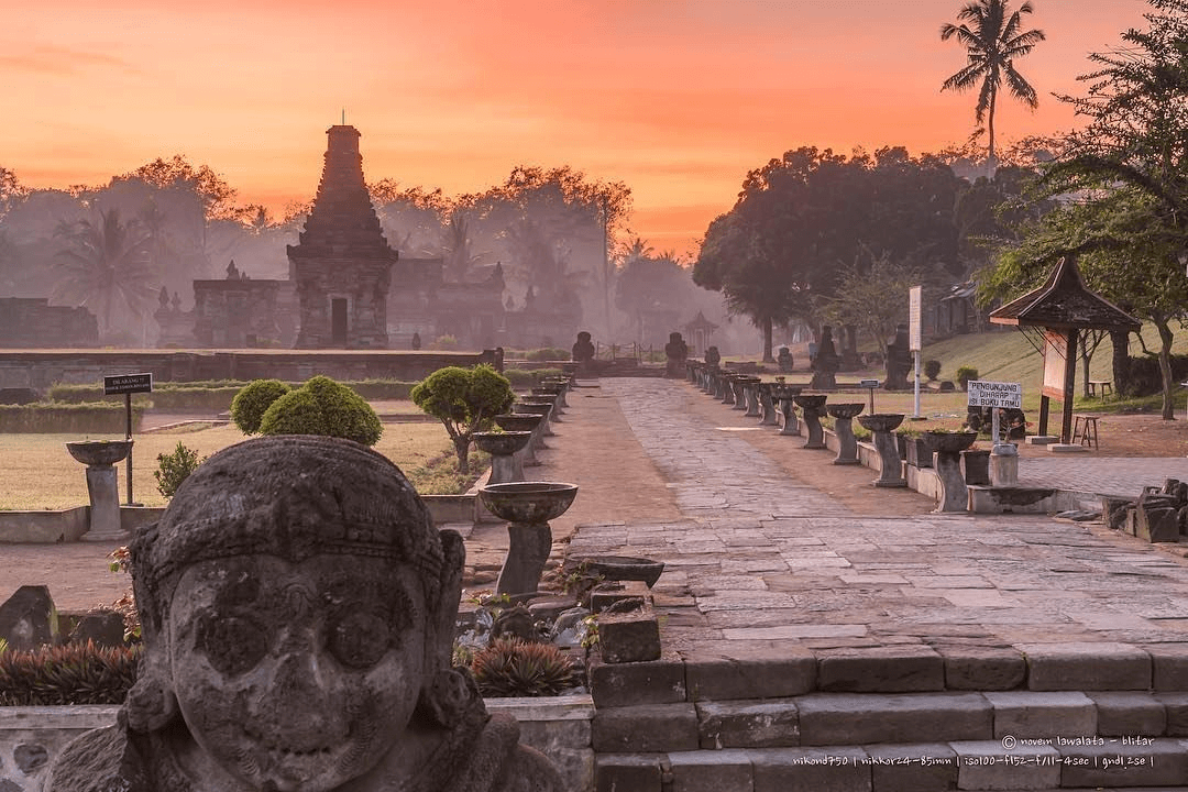 Temple de Panataran à Java