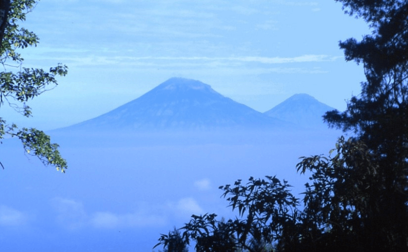 Le volcan Papandayan à Java