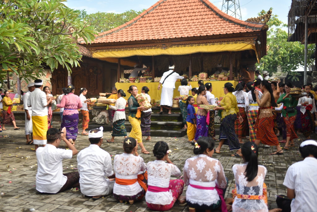 Cérémonie religieuse à Bali