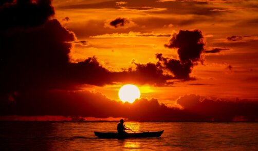 coucher de soleil-Bali-Jimbaran-plage
