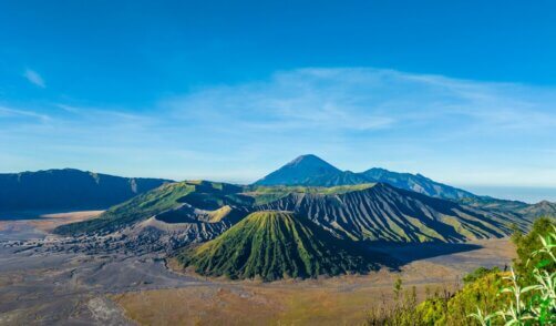 vue panoramique-Java-Bromo-volcan