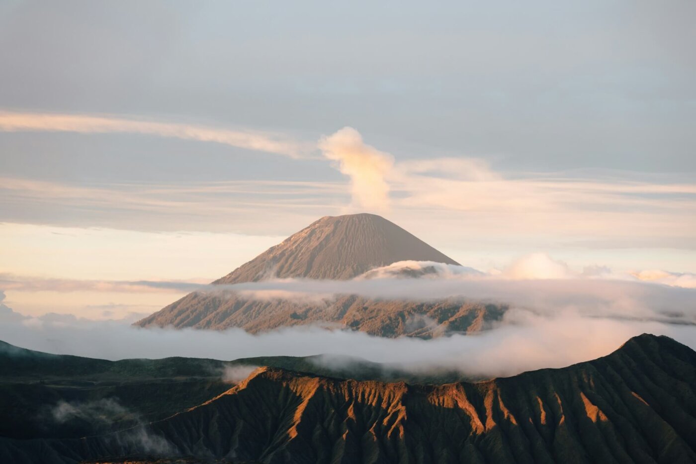 vue panoramique-semeru bromo-Java-volcan