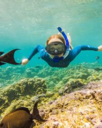 Bali Snorkling Child