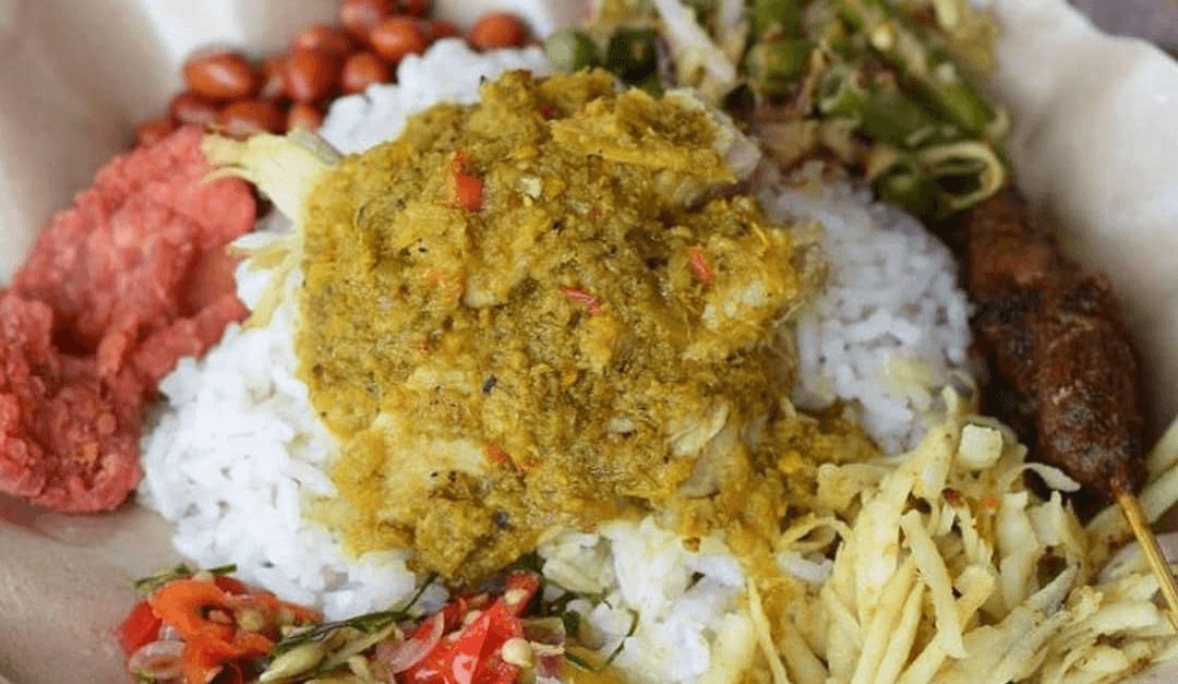 Bali Food Nasi Tepeng