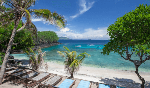 Bali Padang Bai Blue Lagoon beach