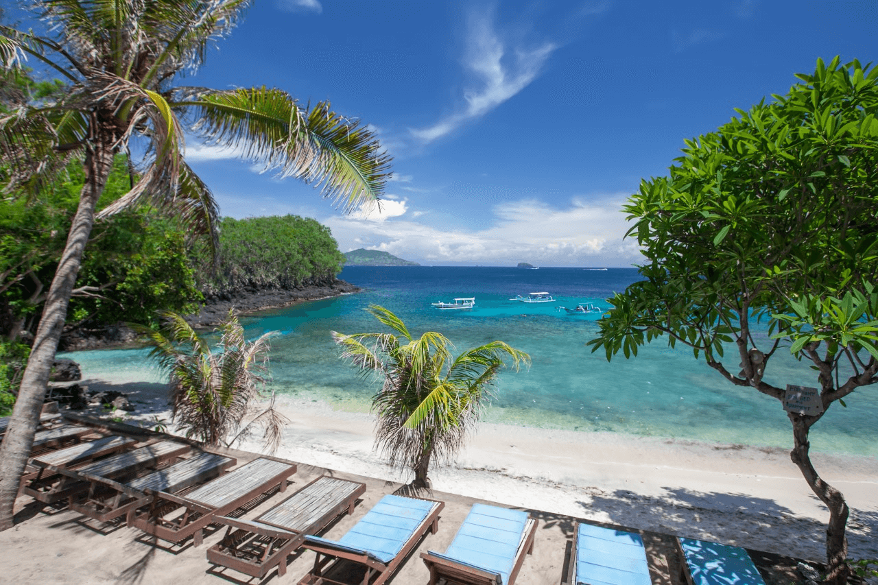 Bali Padang Bai Blue Lagoon beach