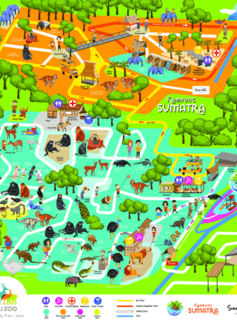 Bali Zoo Map