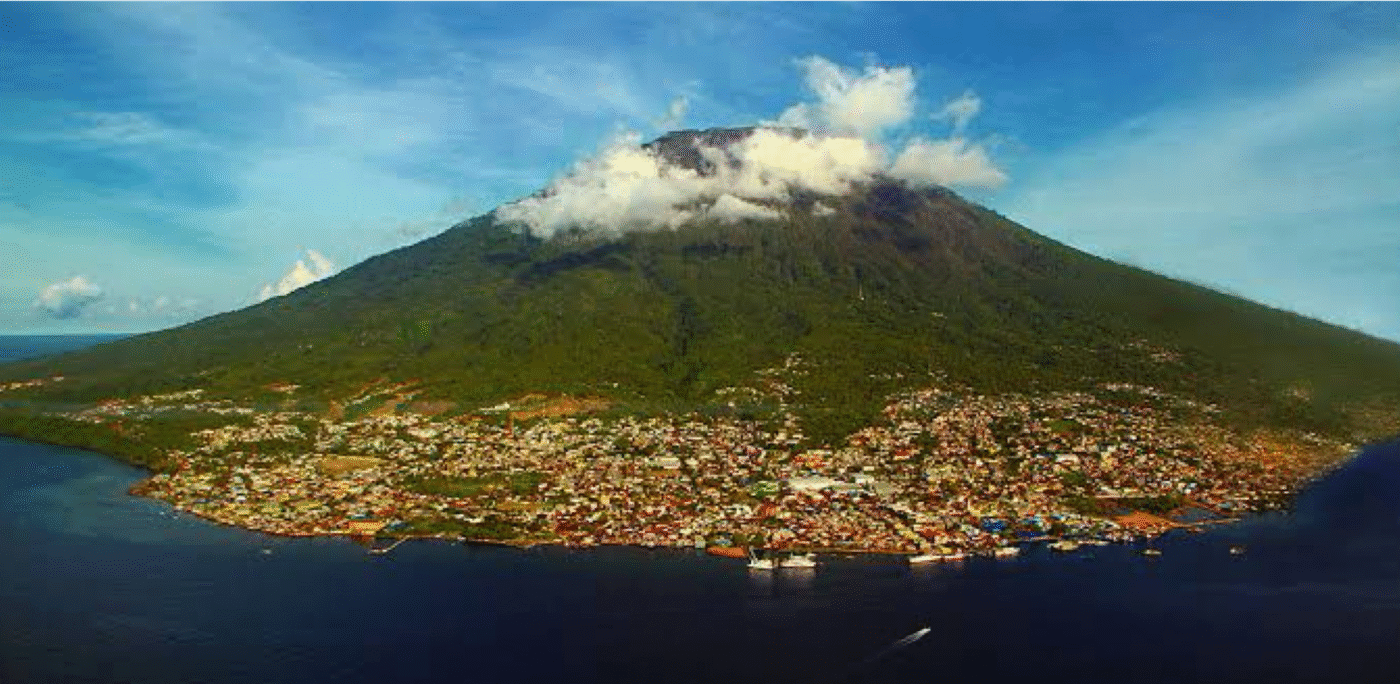 Maluku Ternate Gamalama Volcano