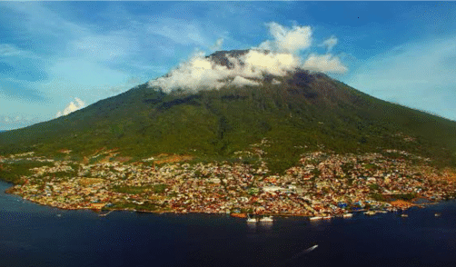 Maluku Ternate Gamalama Volcano