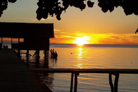 Papua Paradise Eco Resort Sunset