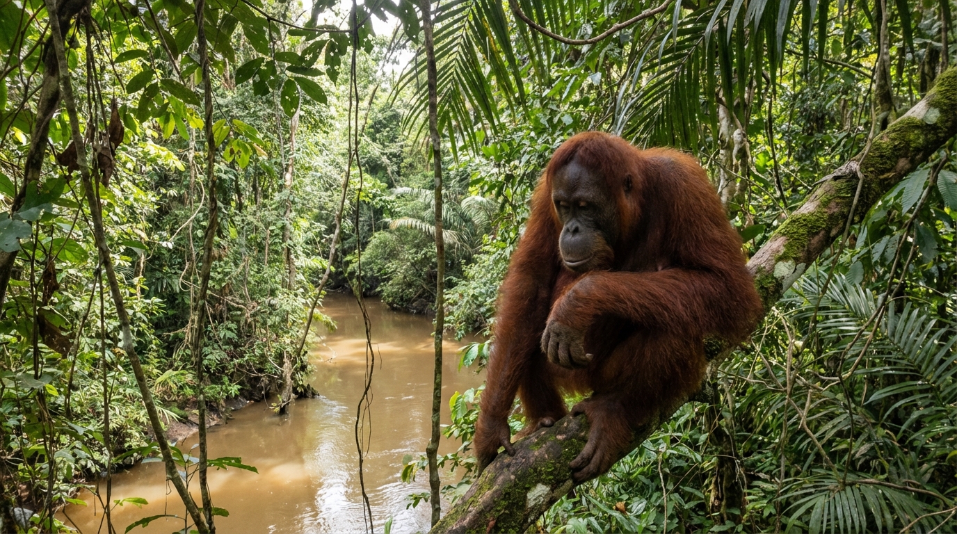 Bornyo-indonysien-Kalimantan-orangs-outans-jungle-et-riviyres