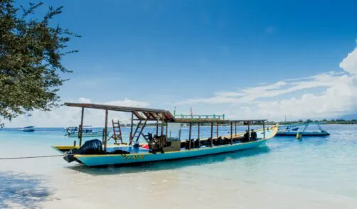 bateaux-Gili Trawangan-Lombok-plage